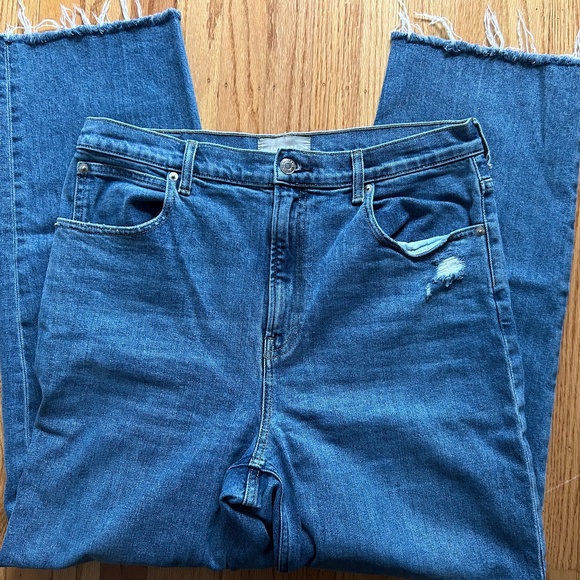 Everlane Way High Jean, mid-wash denim, Size 32L - Picture 1 of 5